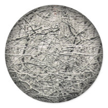 Fade to Black Round Stickers