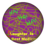 Fade to Black Round Stickers Fade to Black Round Stickers
