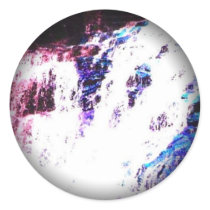 Fade to Black Round Stickers