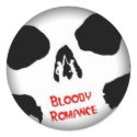 Fade to Black Round Stickers by bloodyromance666 Fade to Black Round Stickers