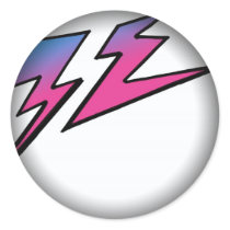 Fade to Black Round Stickers