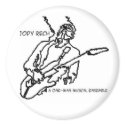 Fade to Black Round Stickers - Customized by jodyrech Fade to Black Round Stickers - Customized
