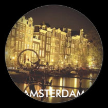 Fade to Black Round Stickers - Customized