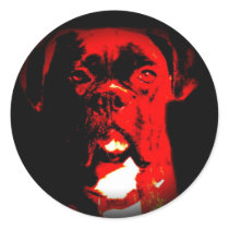 Fade to Black Round Stickers - Customized