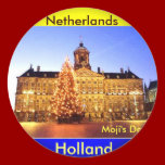 Fade to Black Round Stickers -HOLLAND stickers