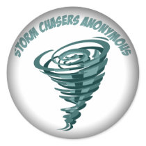 Fade to Black Round Stickers - Storm Chasers by ScottInk Fade to Black Round Stickers - Storm Chasers
