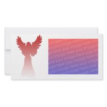 Faded Angel Holiday Photo Card photo cards by BlayzeInk Faded Angel Holiday Photo Card photo cards