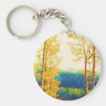 Faded Aspens keychain