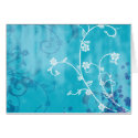 Faded Blue Floral cards