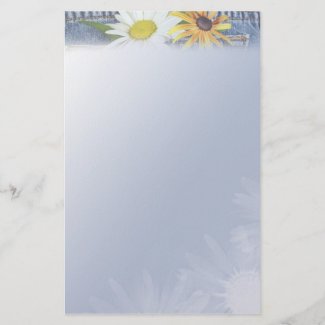 Faded Blue Jeans stationery