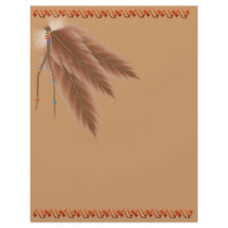 Faded Brown Feathers Flyer