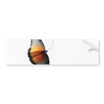 Faded Butterfly bumper stickers