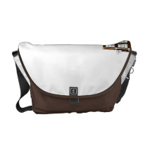 Faded City Scene Messenger Bag