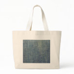 Faded denim fabric texture canvas bag