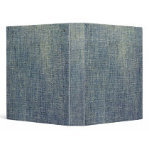 Faded denim fabric texture vinyl binder