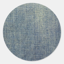 Faded denim fabric texture stickers