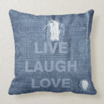 Faded Denim Pillows