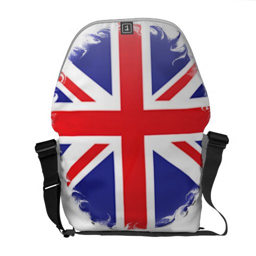 Faded Edge Union Jack Messenger Bag