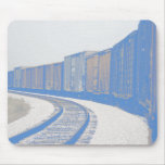 Faded Freight Train Mouse Pads