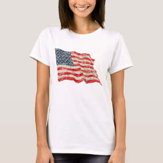 faded american flag shirt