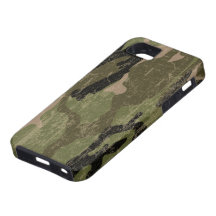 Faded Green Camo iPhone 5 Covers