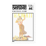 Faded Hawaii Hula postage