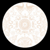 Faded Henna Rock Stickers stickers
