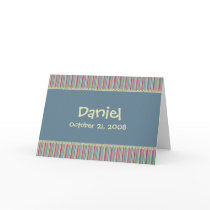 Faded Jeans • New Baby Boy Card