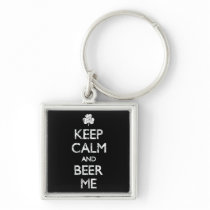 Faded Keep Calm And Beer Me Keychains