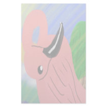 Faded Painted Flamingo Stationery