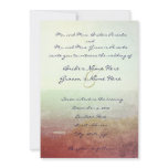 Faded Seascape Wedding Invitation