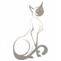Faded Siamese Cat T-Shirt