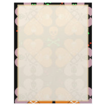 Faded Skulls Stationery letterhead by Anotherfort Faded Skulls Stationery letterhead