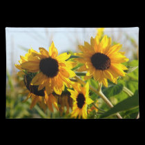 Faded Sunflowers American MoJo Placemat placemats