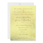 Faded Sunlit Wheat Wedding Invitation