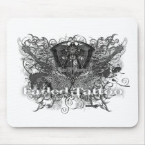 faded_tattoo_tee mousepads