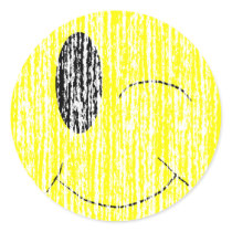 Faded Winking Smiley Sticker
