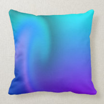 Fades: Blue Waters 2 and Cyan Throw Pillows