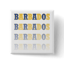 Fading Barbados Text Pinback Buttons