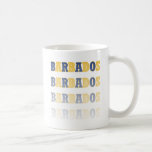 Fading Barbados Text Mug