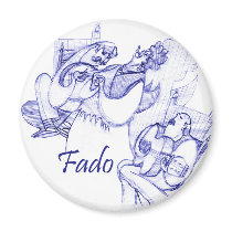 Fado singer magnet