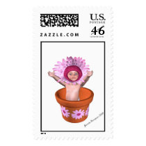 Fae Baby 1 postage by moxiegraphix Fae Baby 1 postage