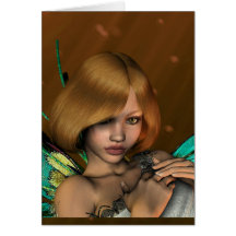 Fae Girl  Greeting Card