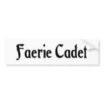 Faerie Cadet Bumper Sticker
