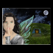 Faerie Land Awaits Postcard postcards