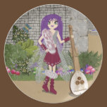 Faerie Medieval Musician plates