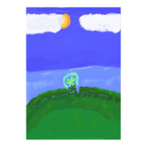 Faerie on Clover in a Meadow Poster posters