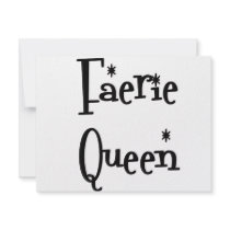 Faerie-Queen invitations