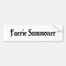 Faerie Summoner Bumper Sticker