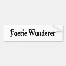 Faerie Wanderer Sticker Bumper Stickers